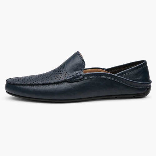 James – Perforated Leather Loafers