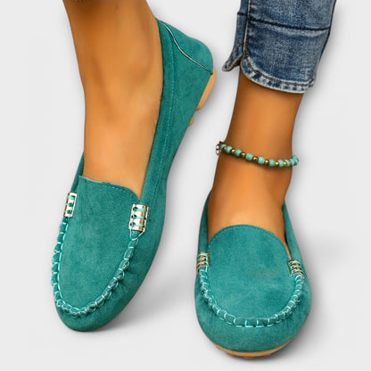 Sabrina – Soft Suede Driving Loafers