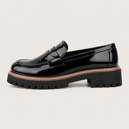 Victoria – Platform Patent Loafers