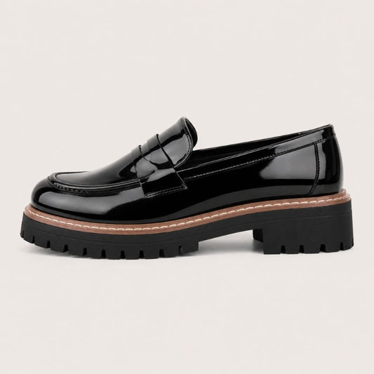 Victoria – Platform Patent Loafers