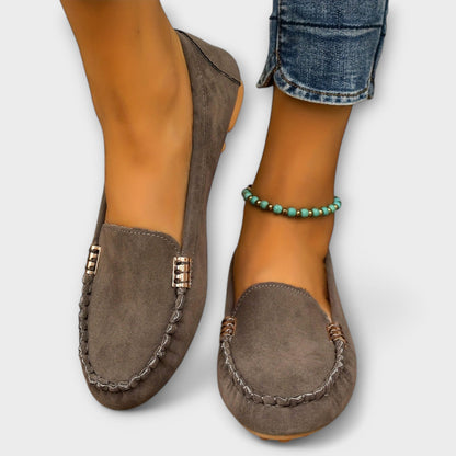Sabrina – Soft Suede Driving Loafers