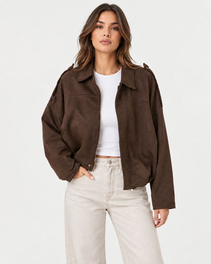 Elara – Cropped Vintage Jacket