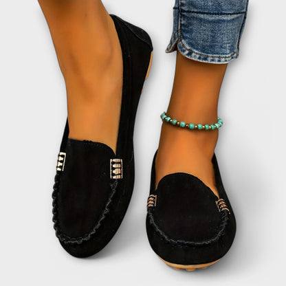 Sabrina – Soft Suede Driving Loafers