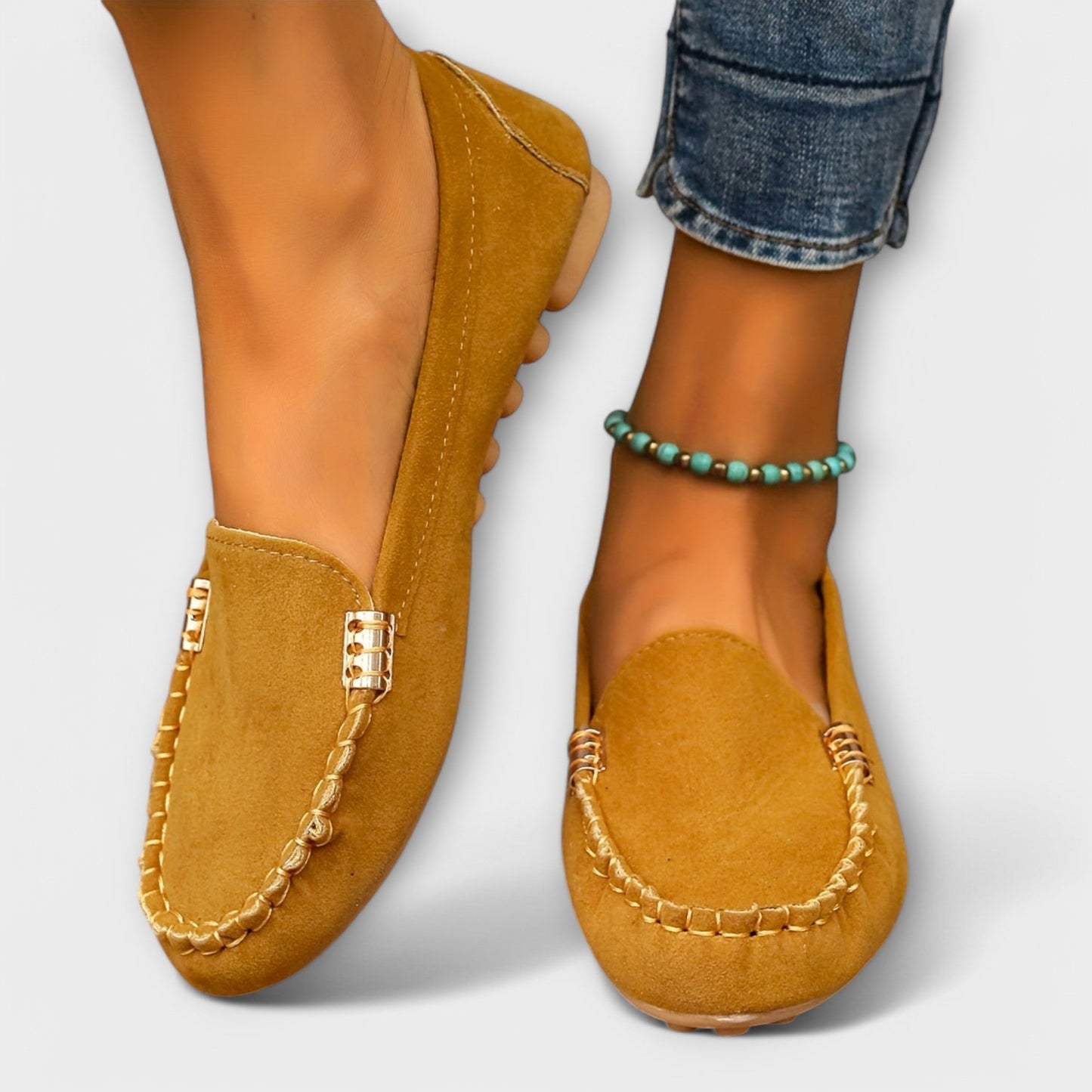 Sabrina – Soft Suede Driving Loafers