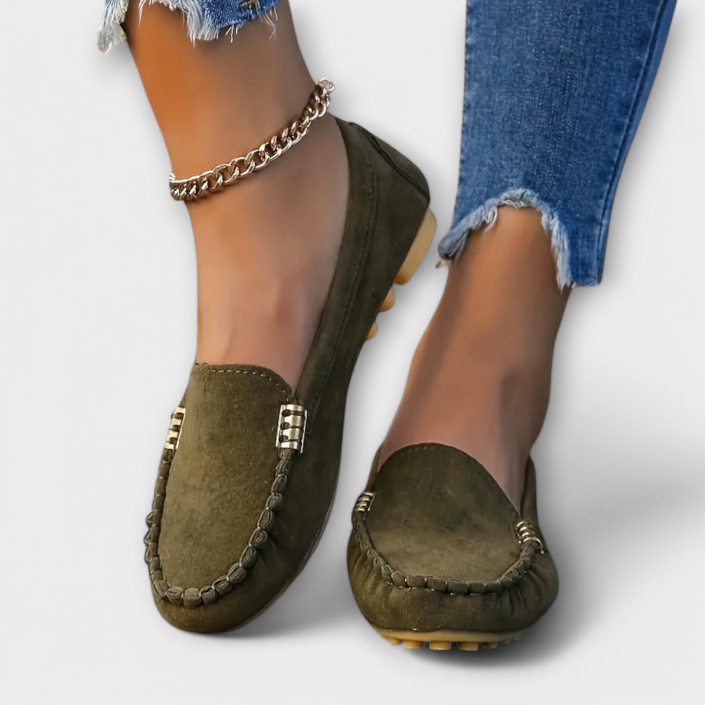 Sabrina – Soft Suede Driving Loafers