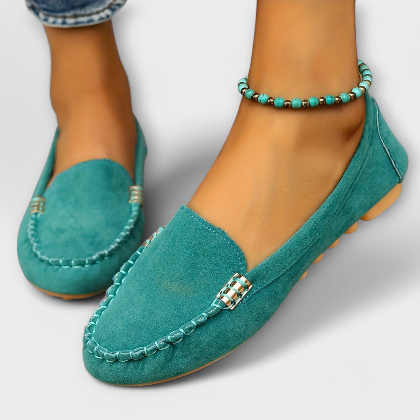 Sabrina – Soft Suede Driving Loafers