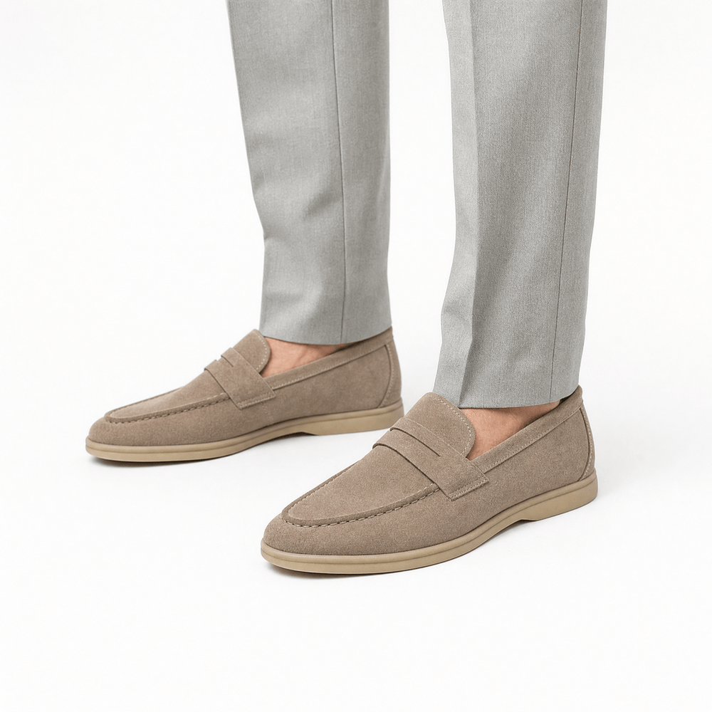 Oliver – Suede Penny Loafers