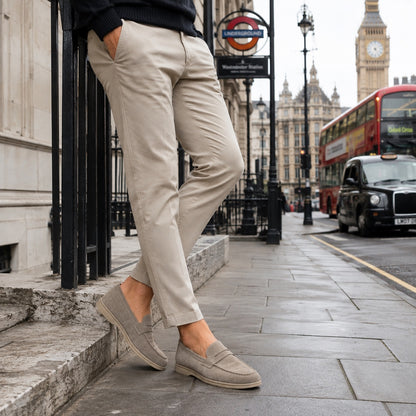 Oliver – Suede Penny Loafers