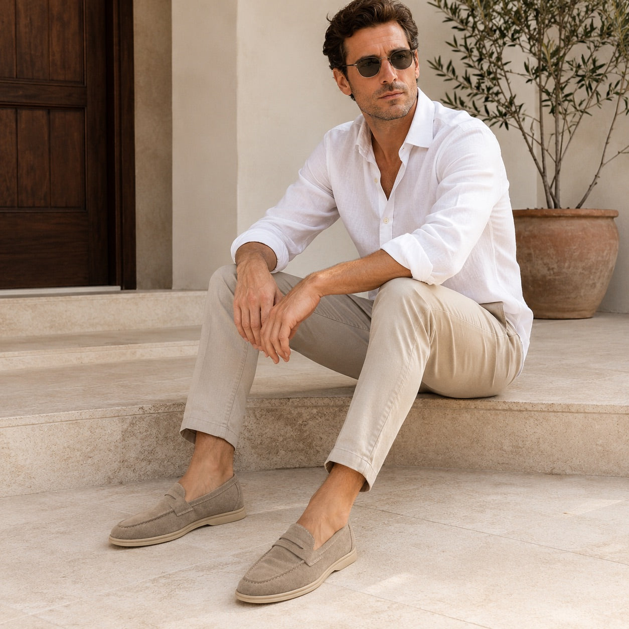 Oliver – Suede Penny Loafers