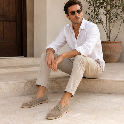 Oliver – Suede Penny Loafers